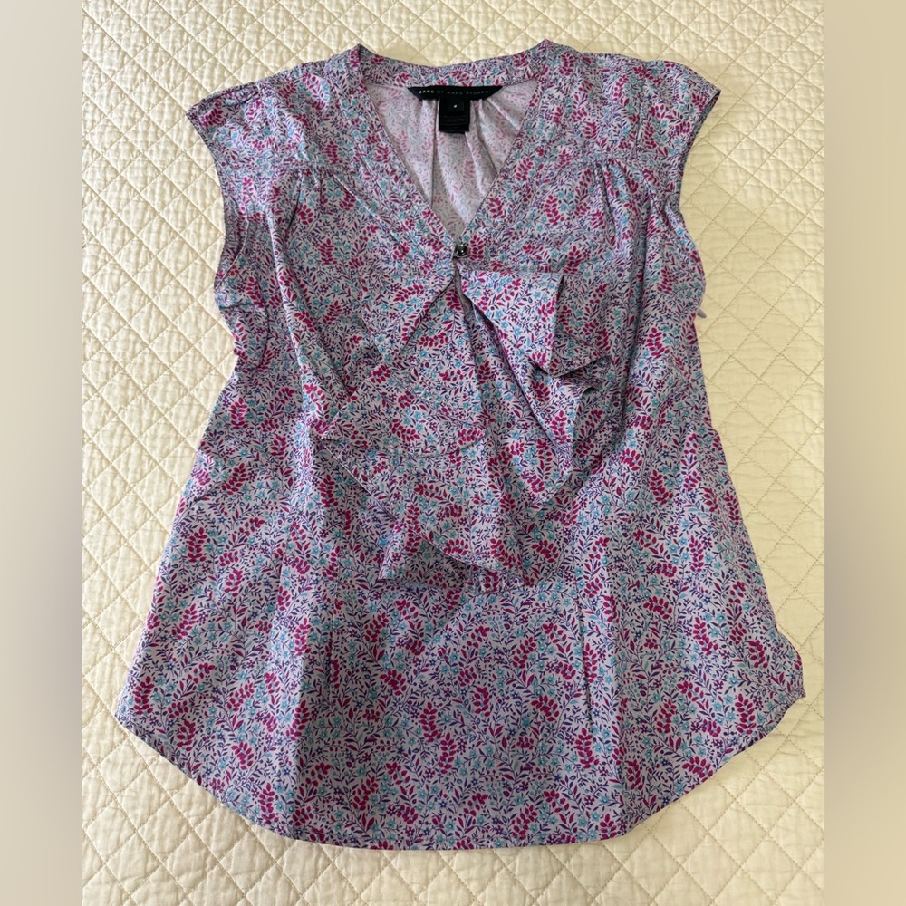 Marc by Marc Jacobs Ruffle Front Top - Picture 3 of 9